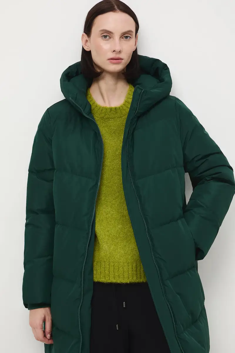 cappoto in piuma-piumino Verde miniatura 4