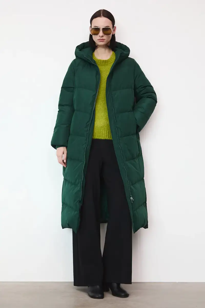 cappoto in piuma-piumino Verde