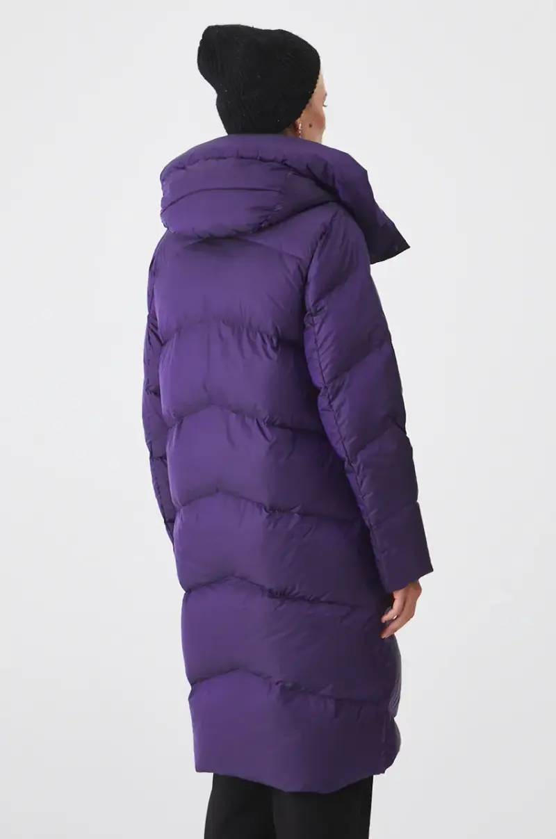 cappoto in piuma-piumino Violetto miniatura 3