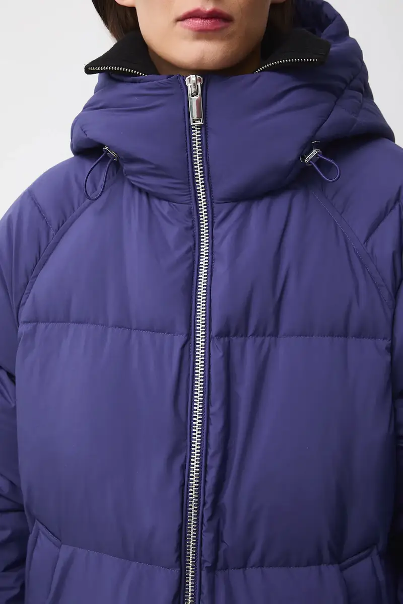 cappoto in piuma-piumino Violetto miniatura 4