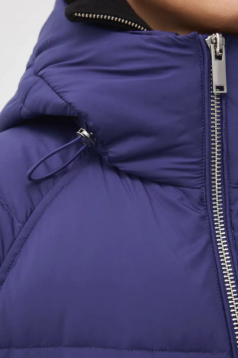 cappoto in piuma-piumino Violetto miniatura 5