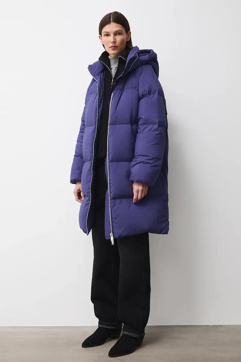 cappoto in piuma-piumino Violetto