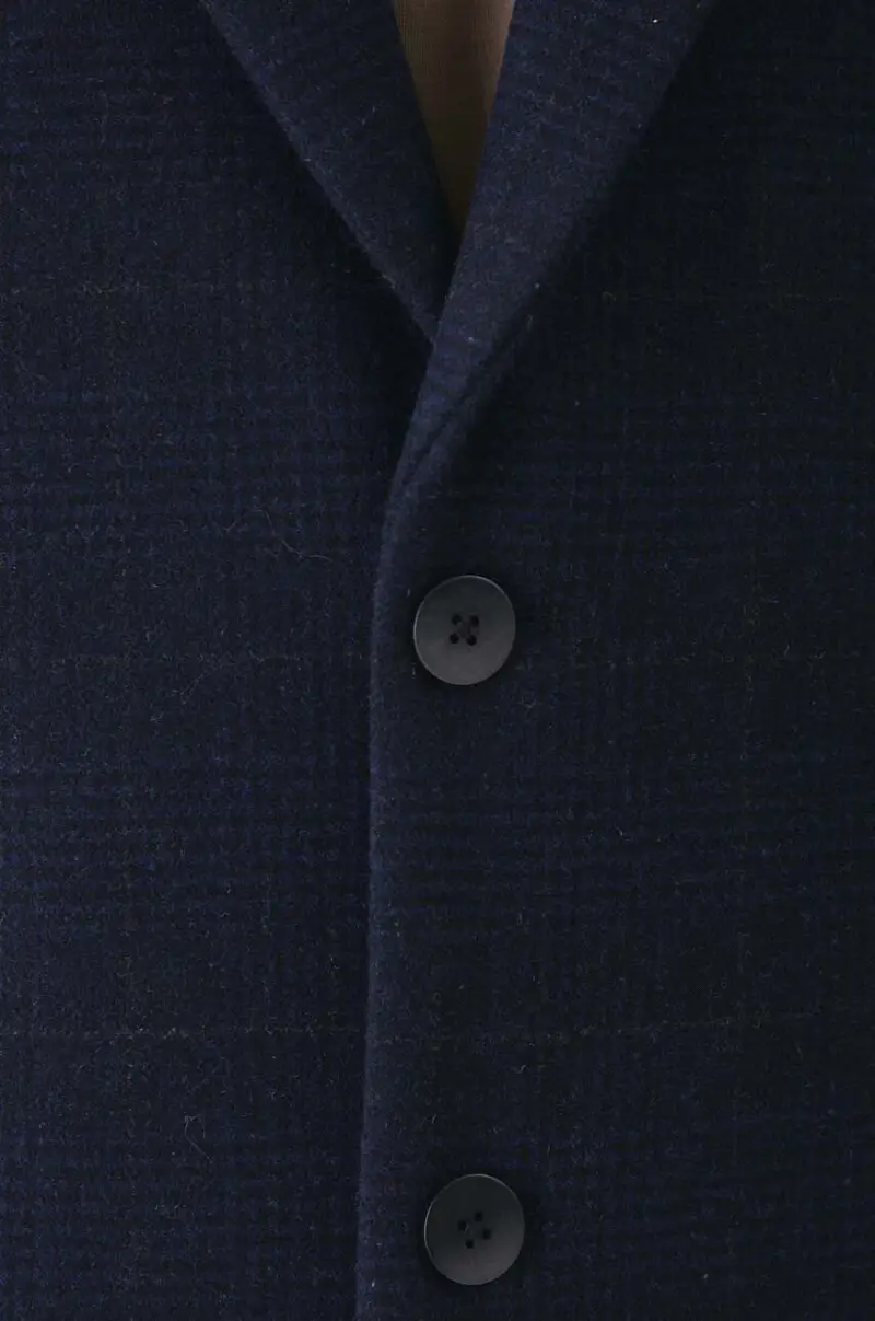 cappotto con aggiunta di lana Blu navy miniatura 5