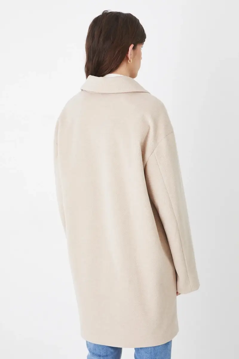 cappotto donna colore beige miniatura 3