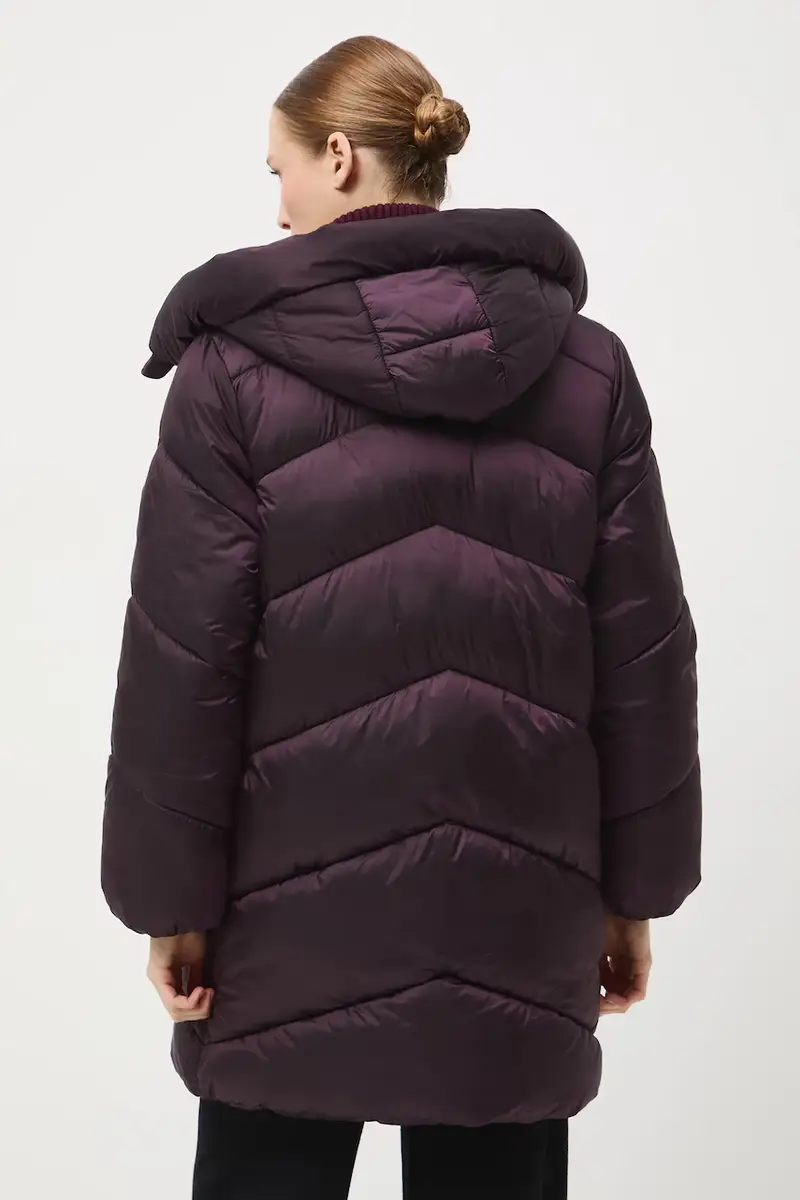 cappotto donna colore marrone miniatura 3