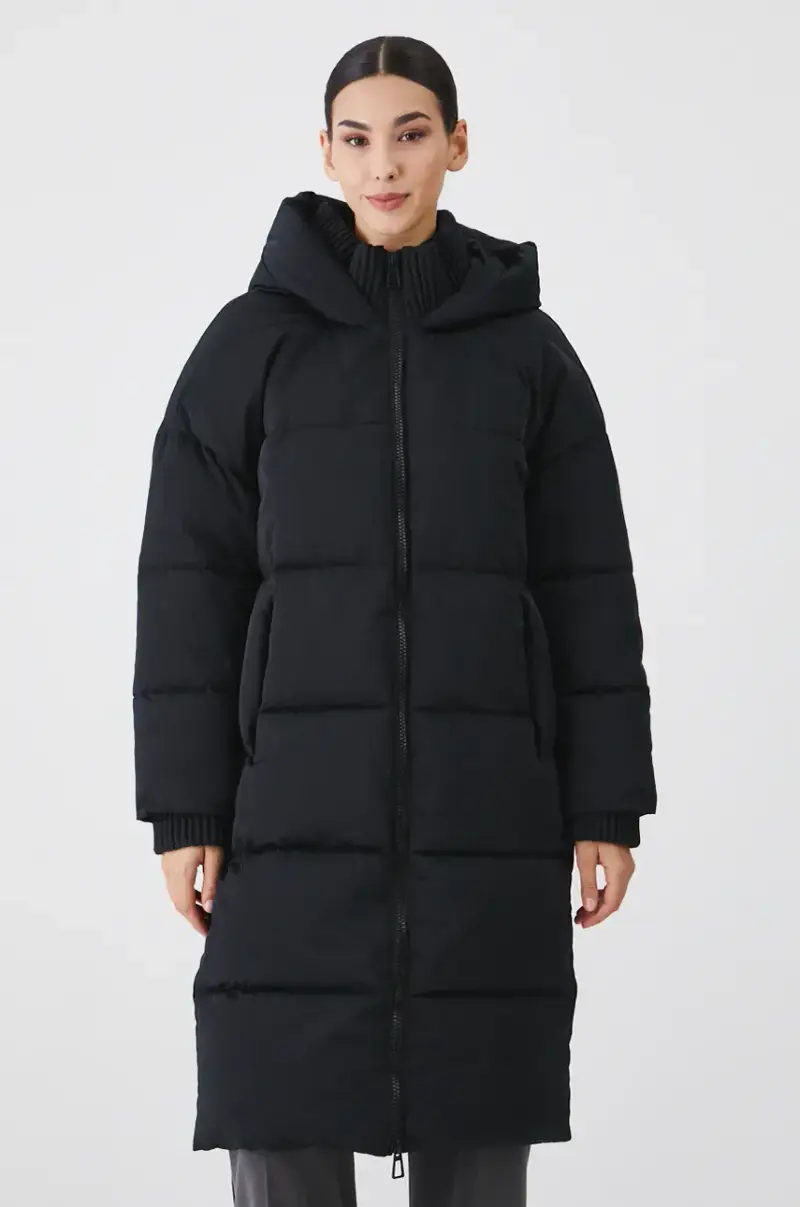 cappotto donna colore nero miniatura 4