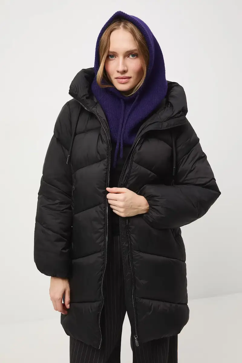 cappotto donna colore nero miniatura 2