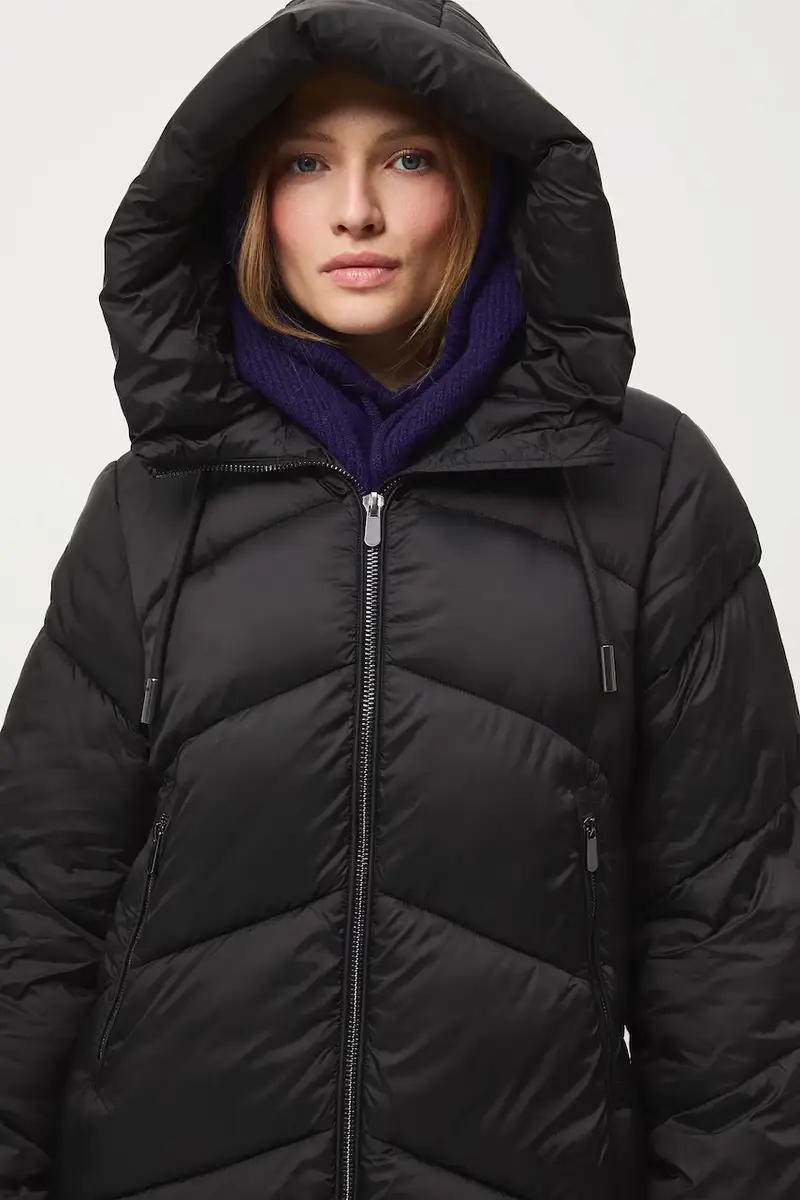 cappotto donna colore nero miniatura 4