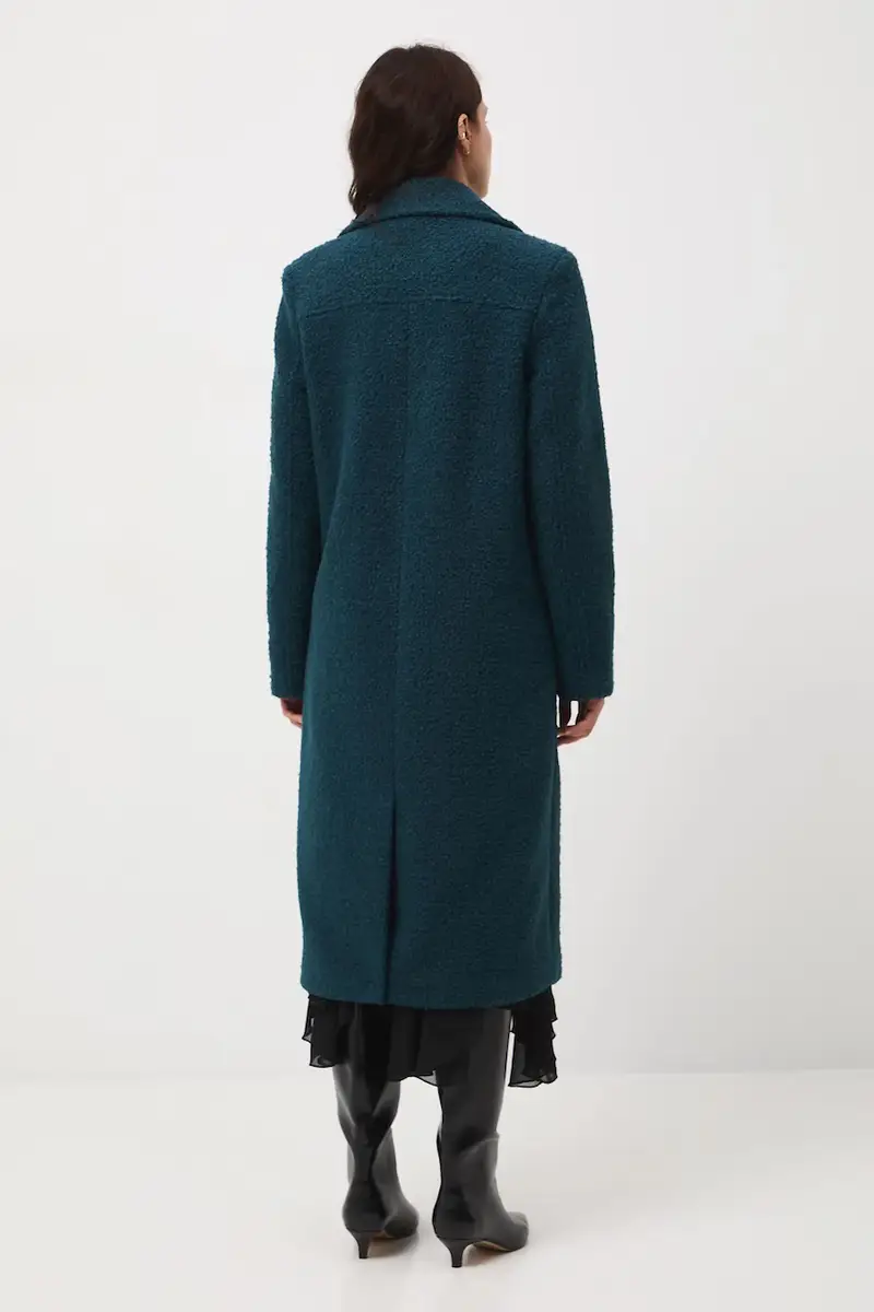 cappotto donna colore turchese miniatura 3