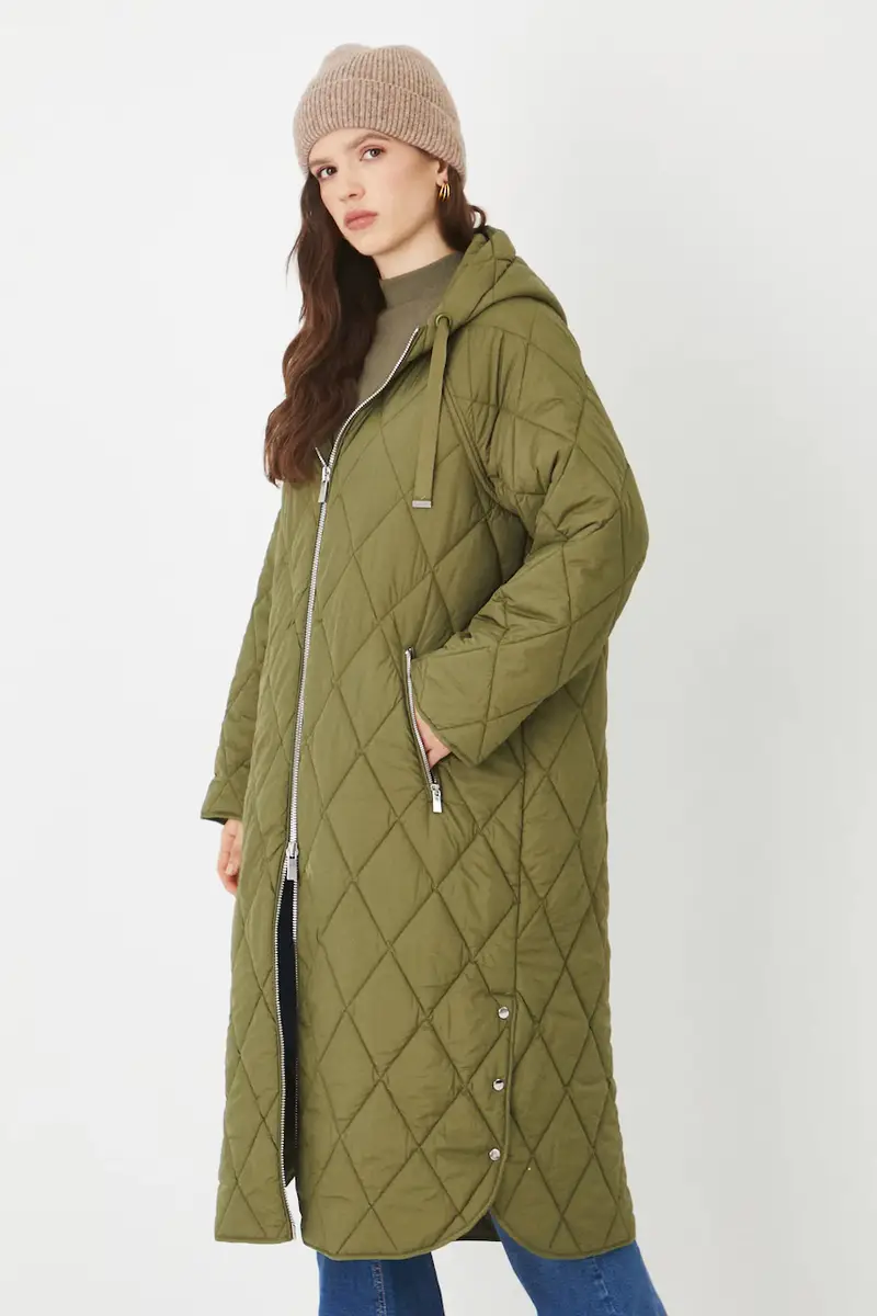 cappotto donna colore verde