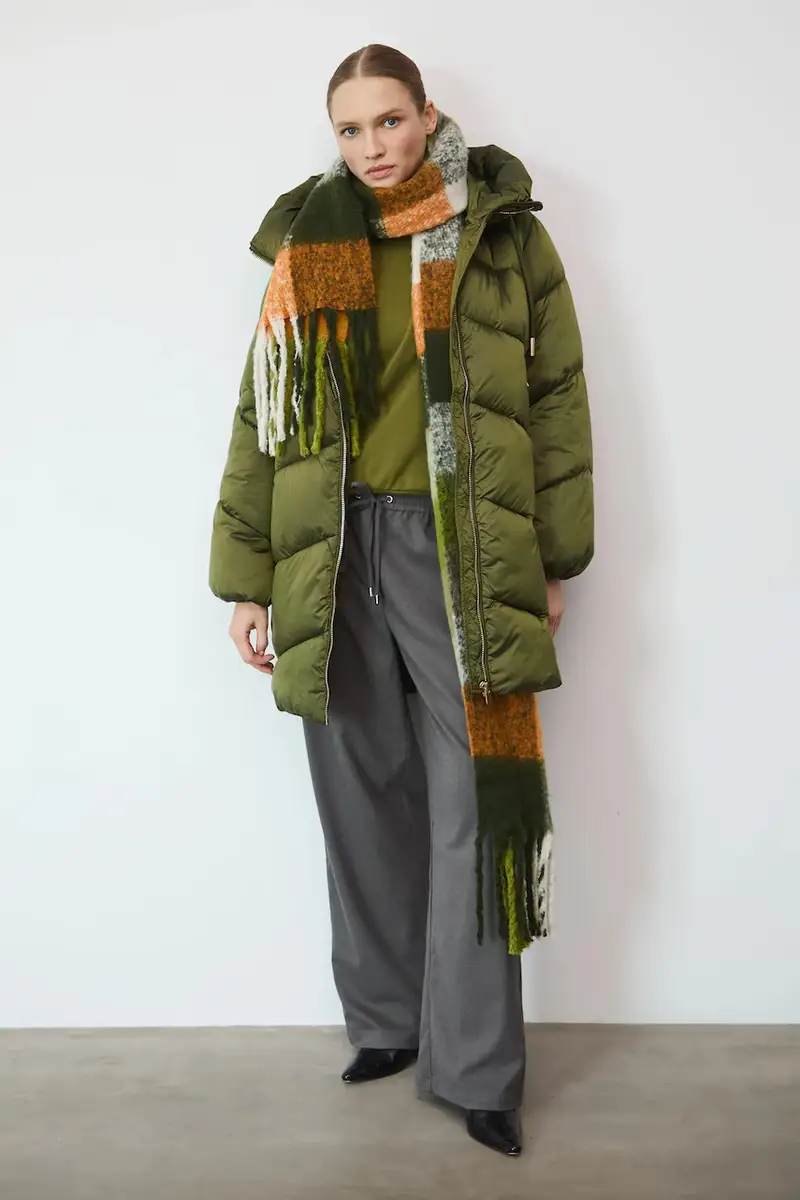 cappotto donna colore verde