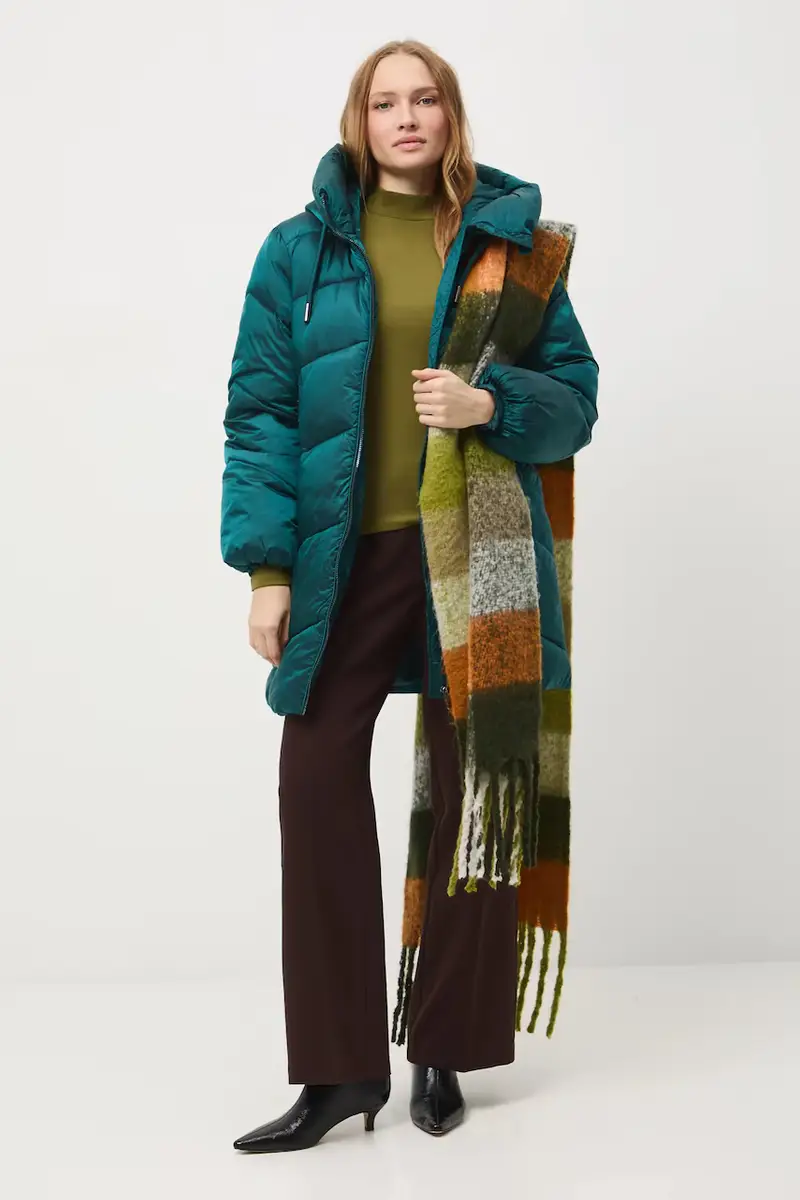 cappotto donna colore verde Turchese