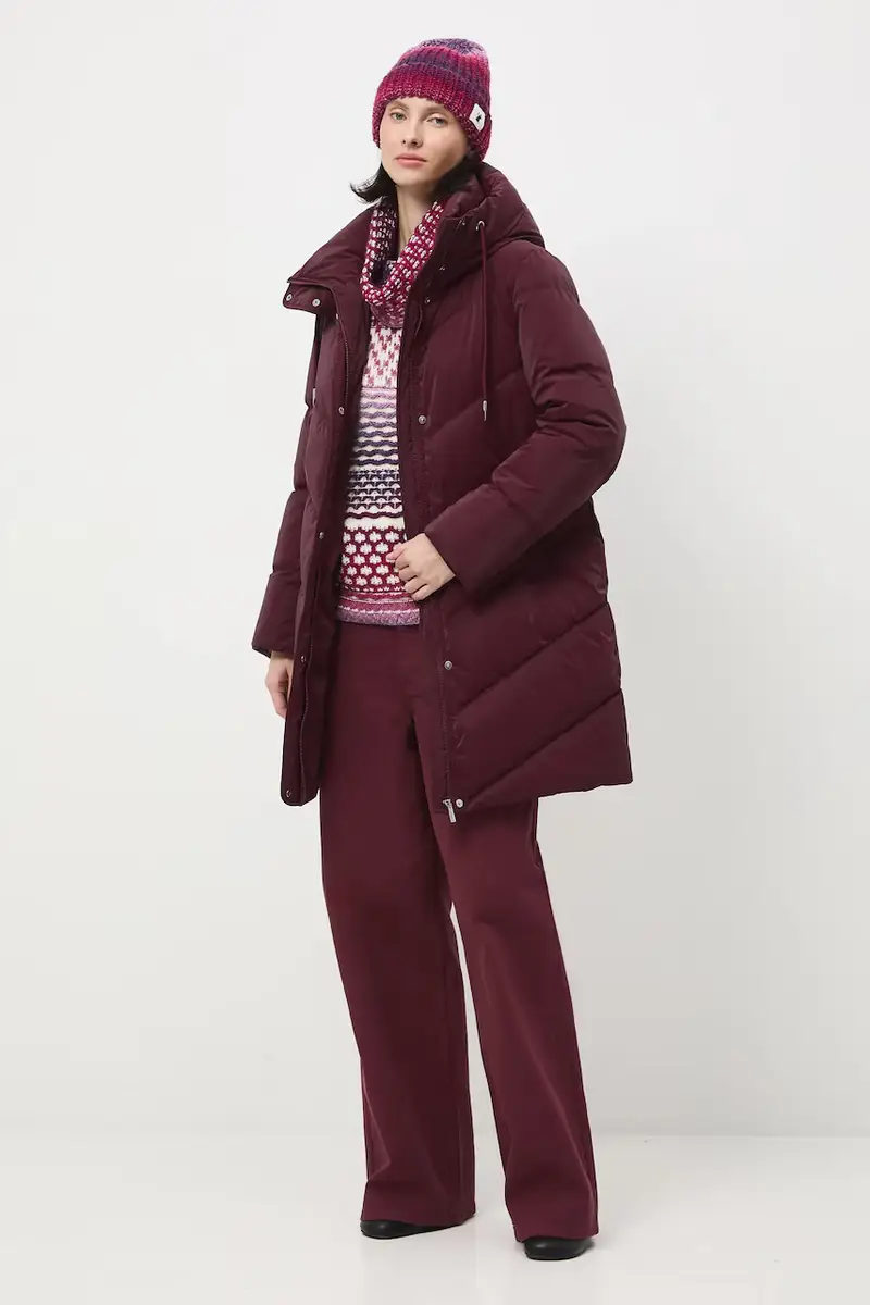 Medicine Cappotto Granata Donna in tessuto tecnico miniatura 2