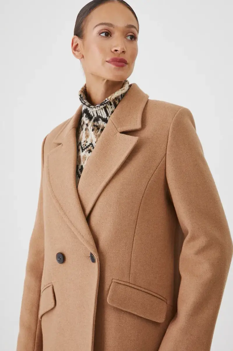 cappotto in lana donna colore beige miniatura 4