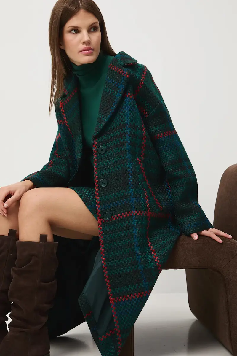 Medicine Cappotto Turchese Oversize