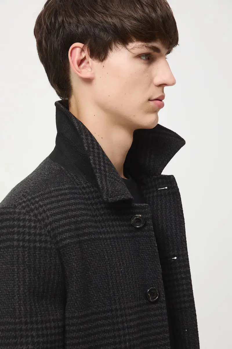 cappotto uomo colore grigio miniatura 4