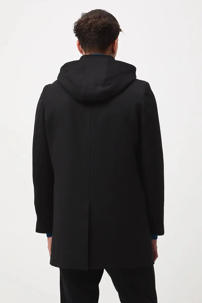 cappotto uomo colore nero miniatura 3