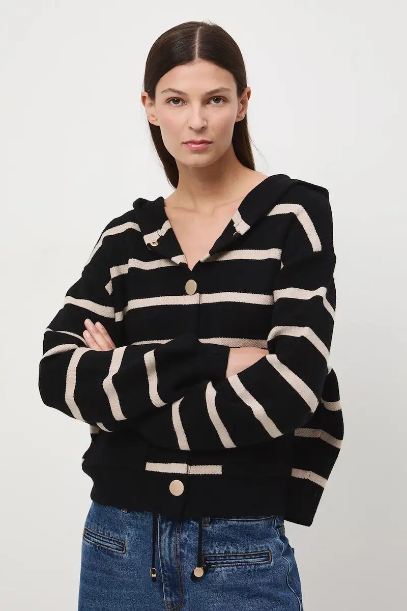 Medicine Cardigan Donna Nero 3650667 miniatura 4