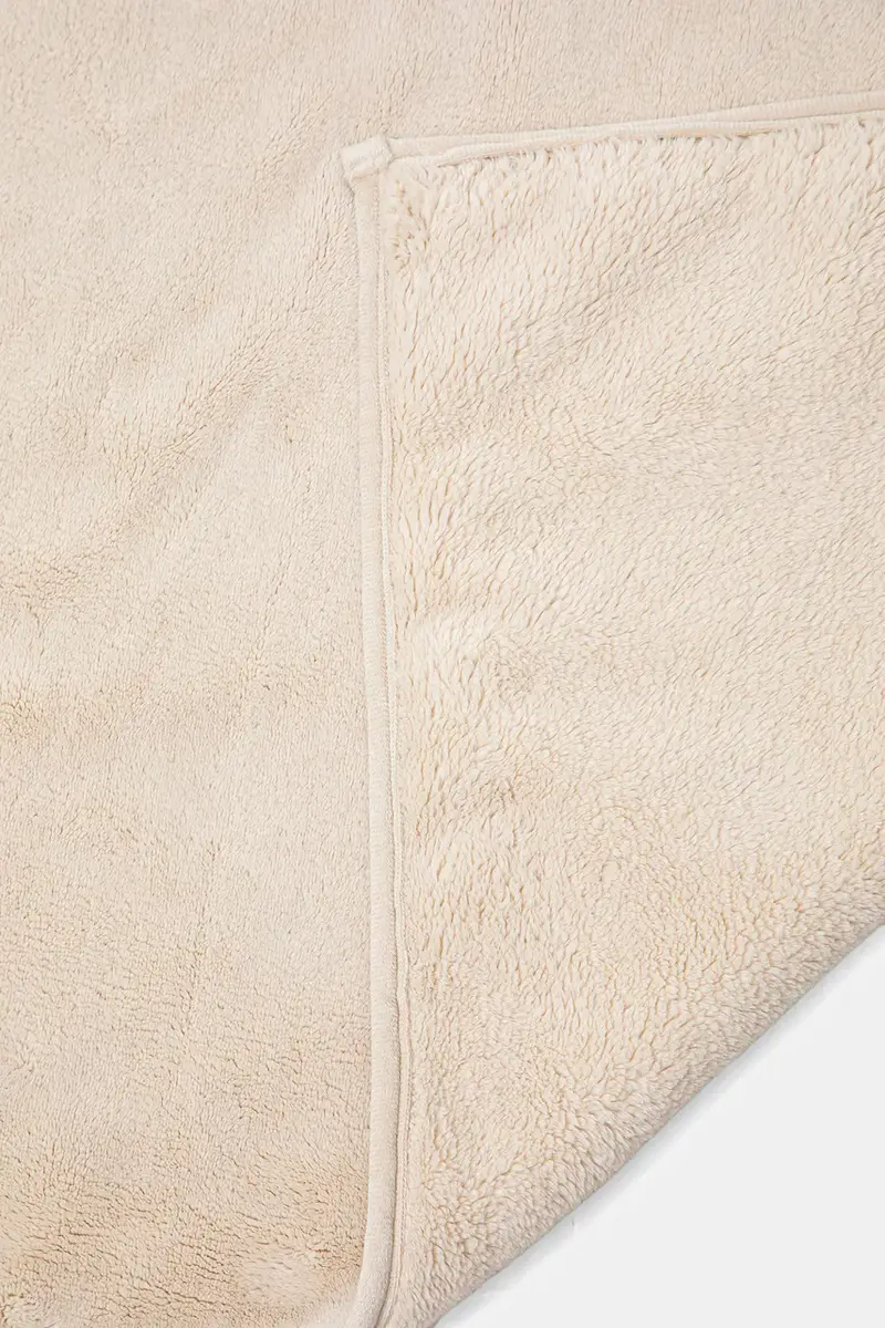 copriletto colore beige miniatura 3