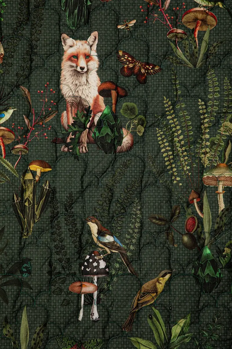 copriletto in cotone Verde miniatura 4