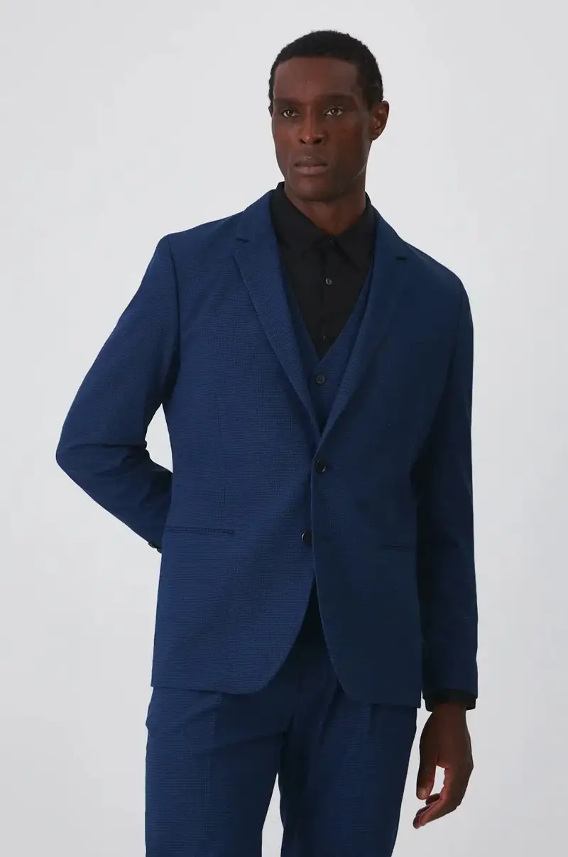 giacca Blu miniatura 2