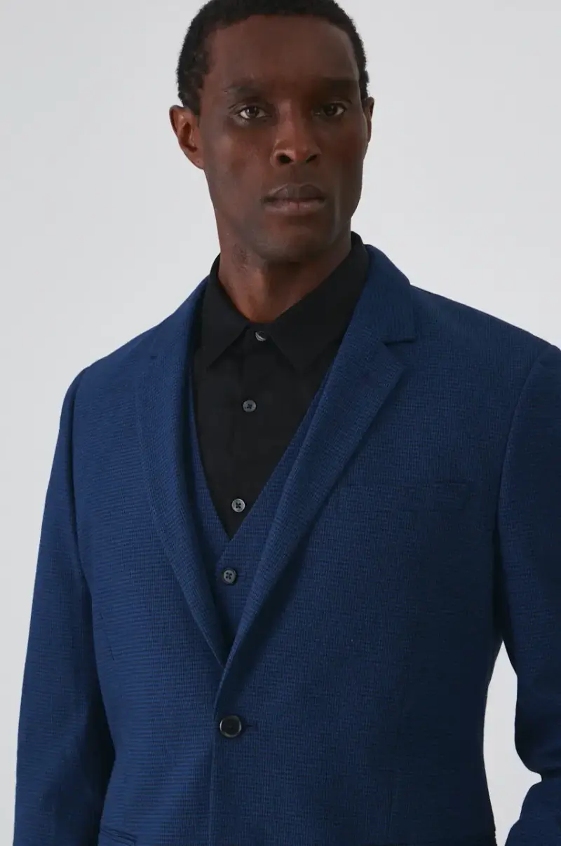 giacca Blu miniatura 4