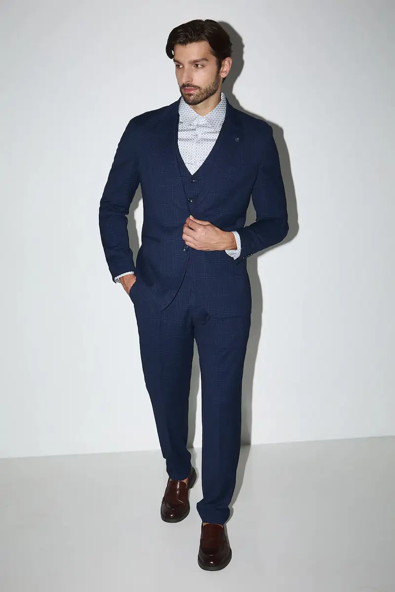 giacca Blu navy miniatura 2