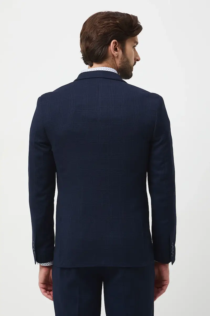 giacca Blu navy miniatura 3