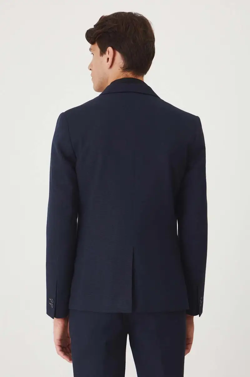 giacca Blu navy miniatura 3