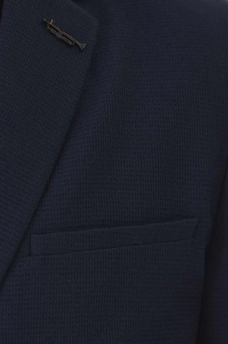 giacca Blu navy miniatura 5