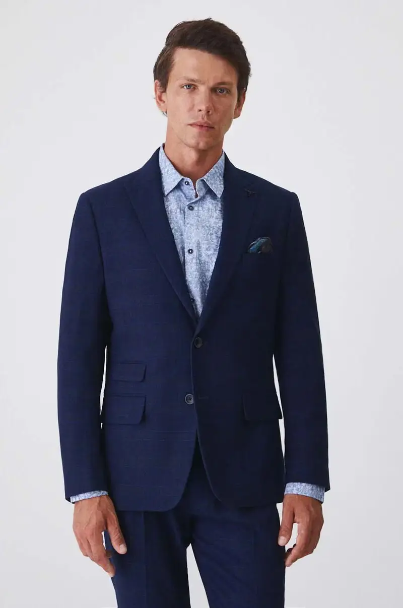 giacca Blu navy miniatura 2