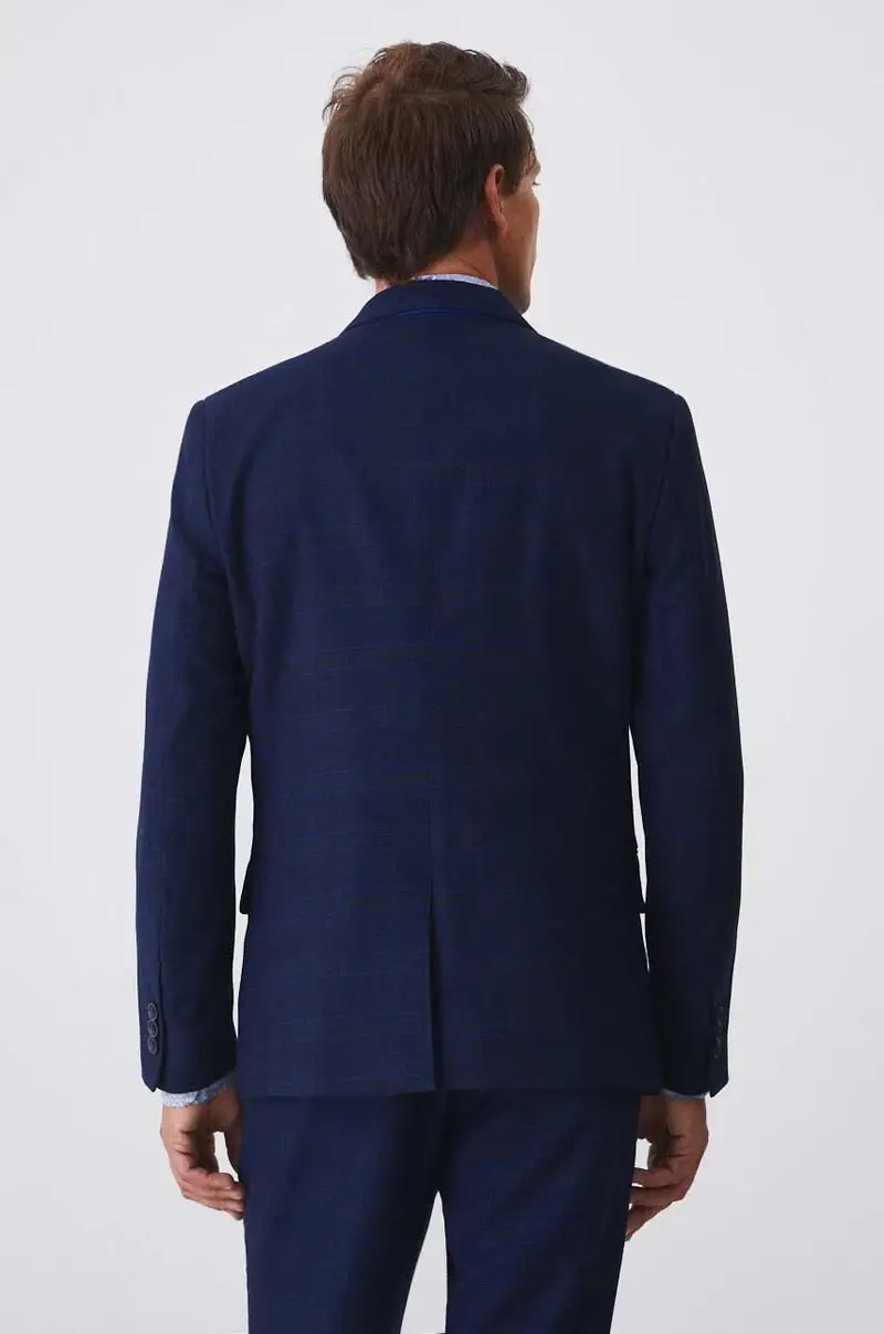 giacca Blu navy miniatura 3