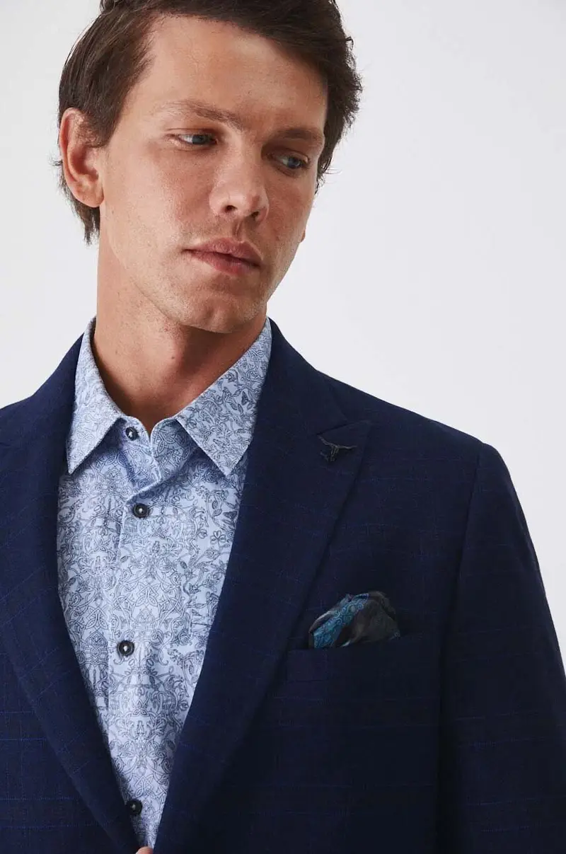 giacca Blu navy miniatura 4