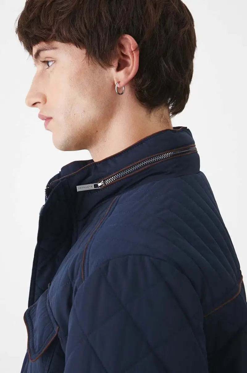 giacca Blu navy miniatura 4