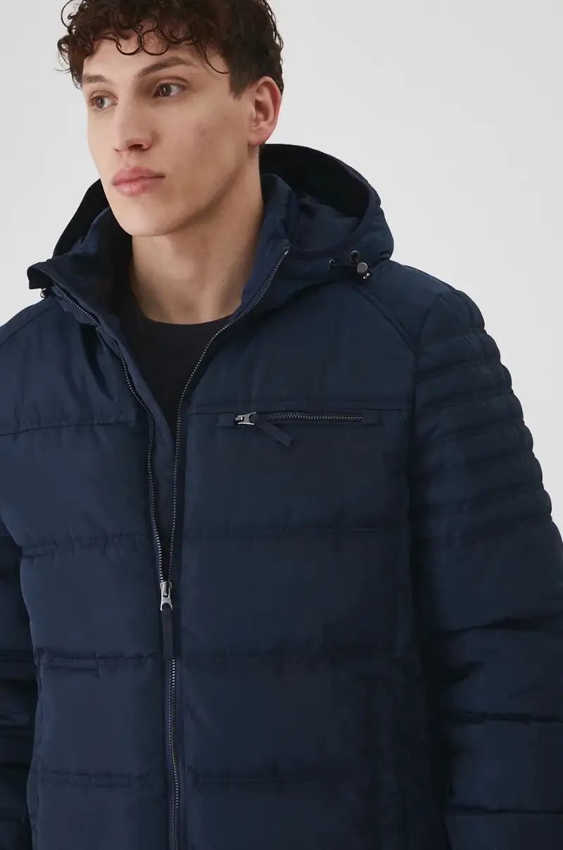 giacca Blu navy miniatura 4