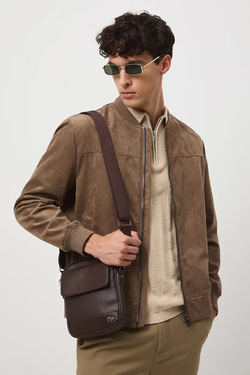 giacca bomber colore beige