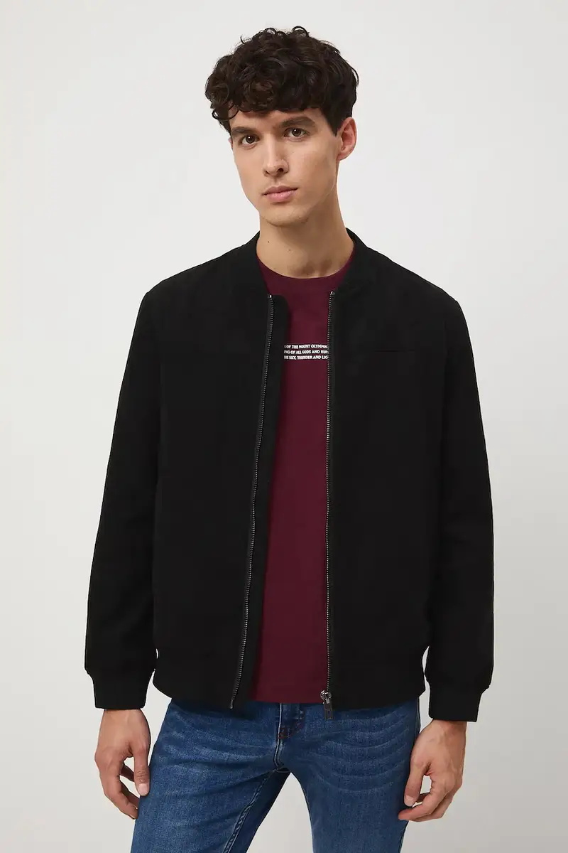 giacca bomber colore nero