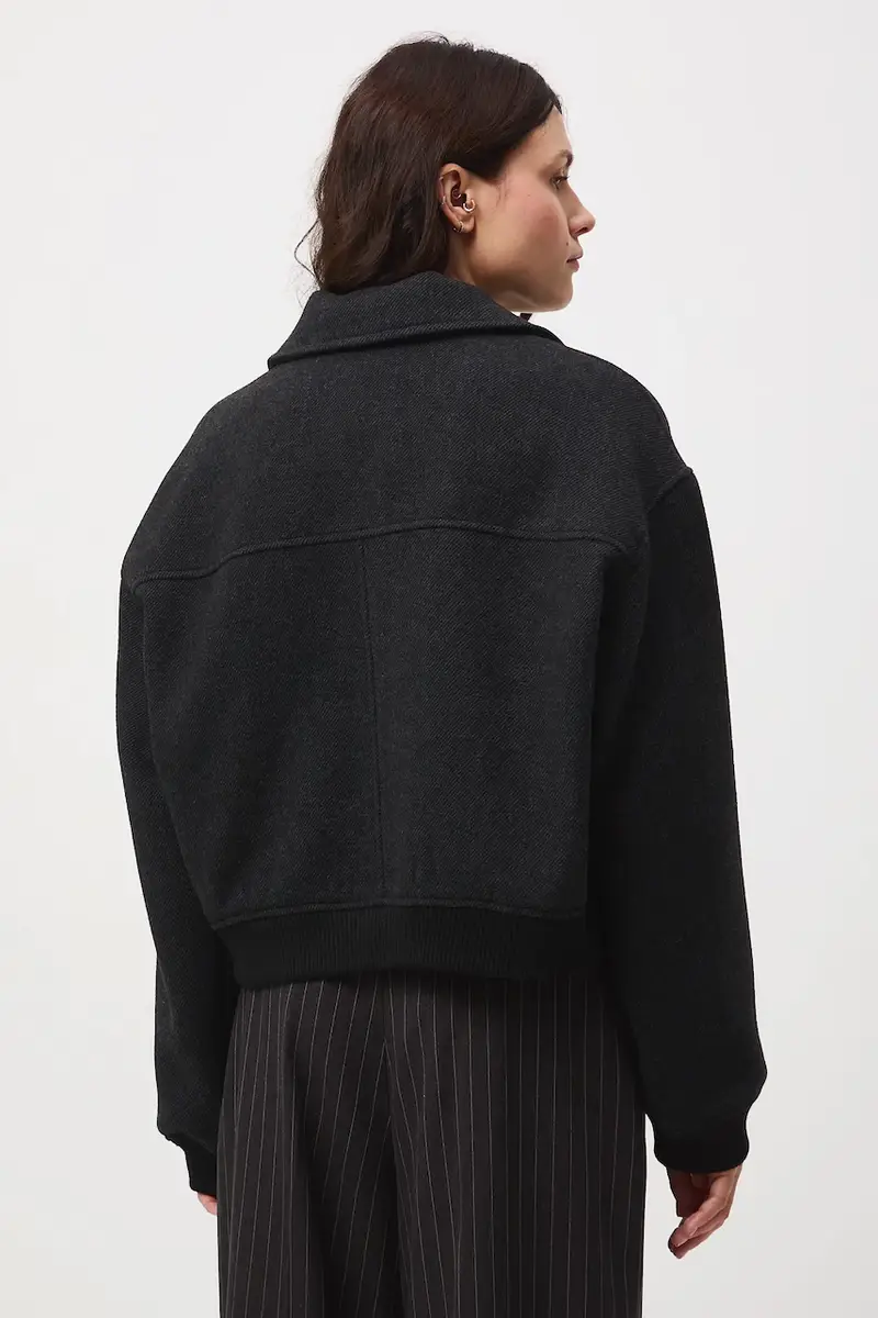 giacca bomber donna colore grigio miniatura 3