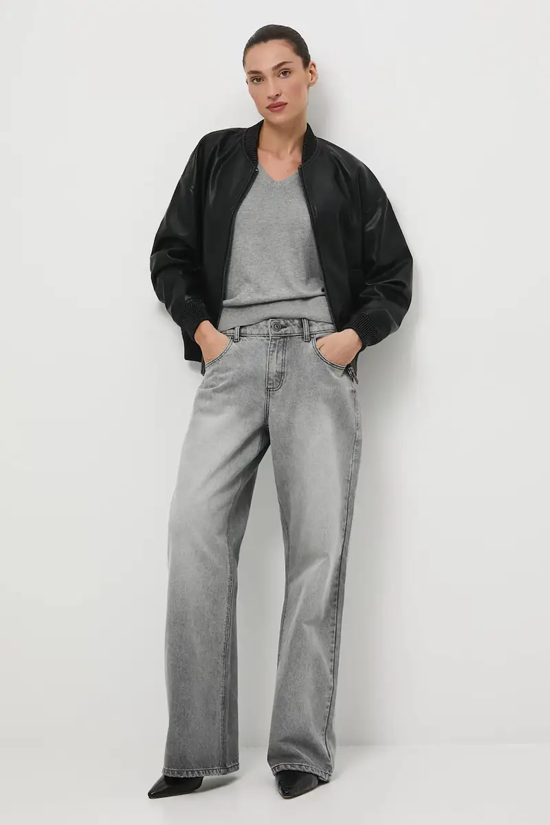 giacca bomber donna colore nero miniatura 3