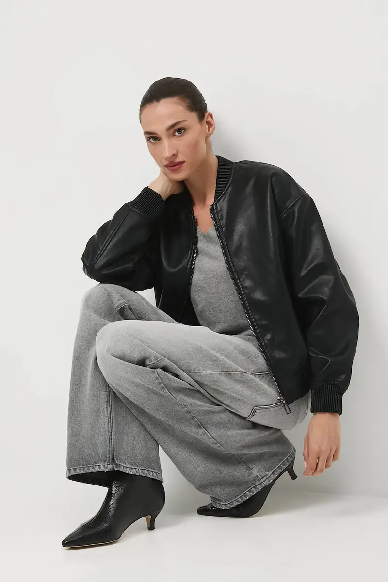 giacca bomber donna colore nero