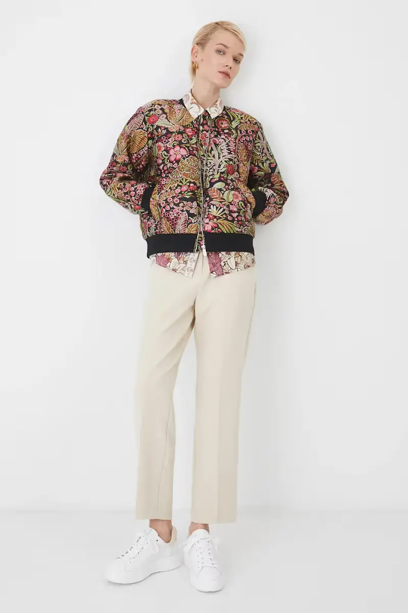 giacca bomber donna Multicolore miniatura 3