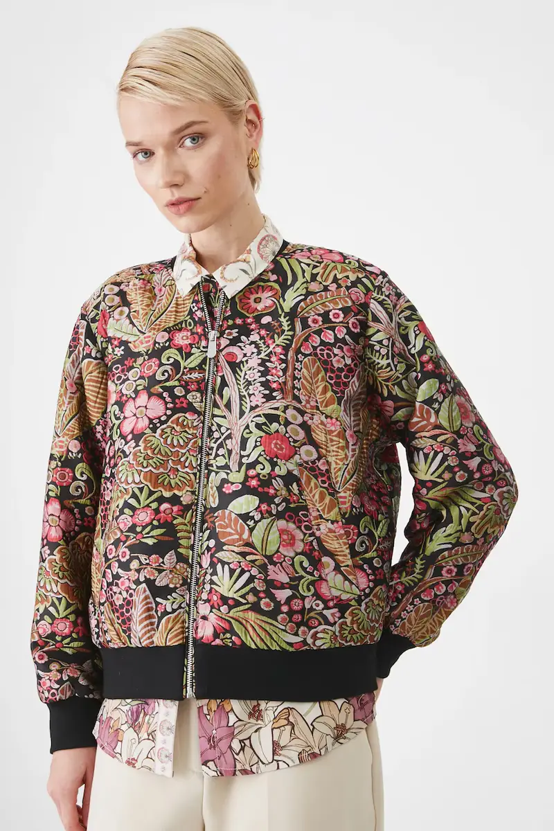 giacca bomber donna Multicolore miniatura 4