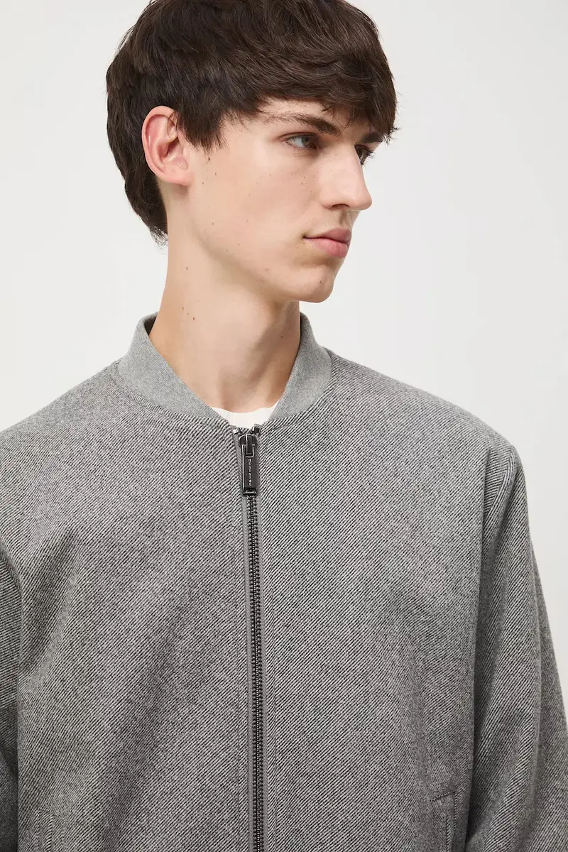 giacca bomber uomo colore grigio miniatura 4