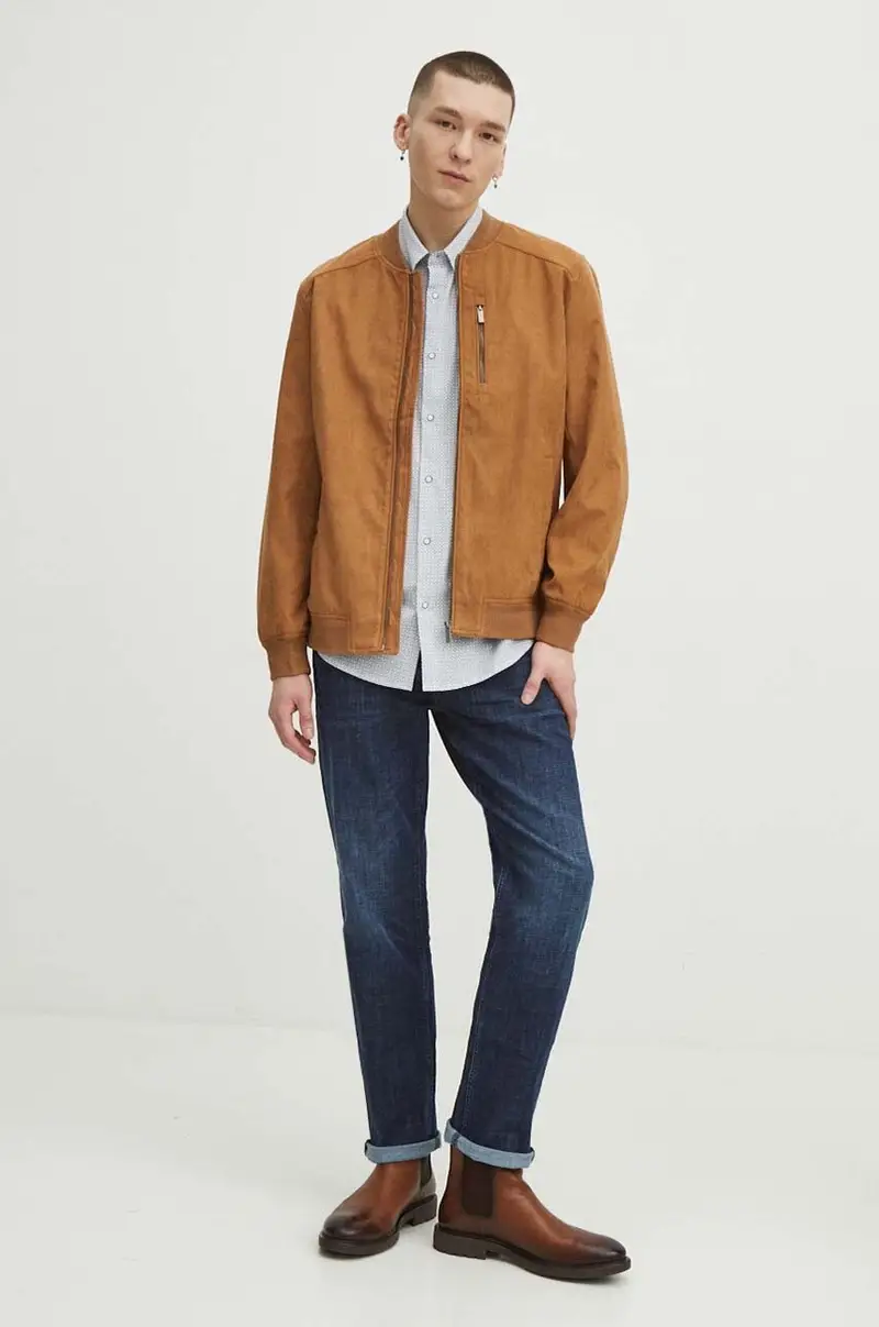 giacca bomber uomo colore marrone