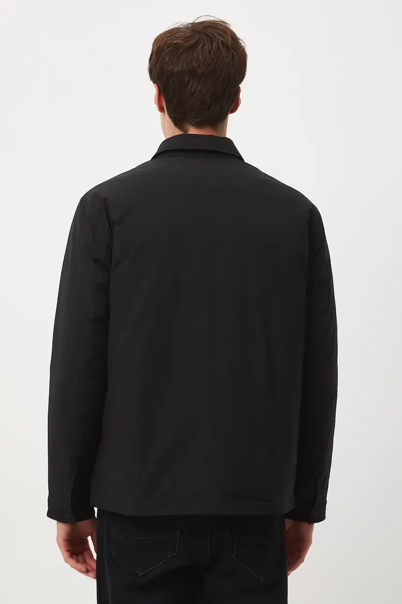 giacca camicia uomo colore nero miniatura 3