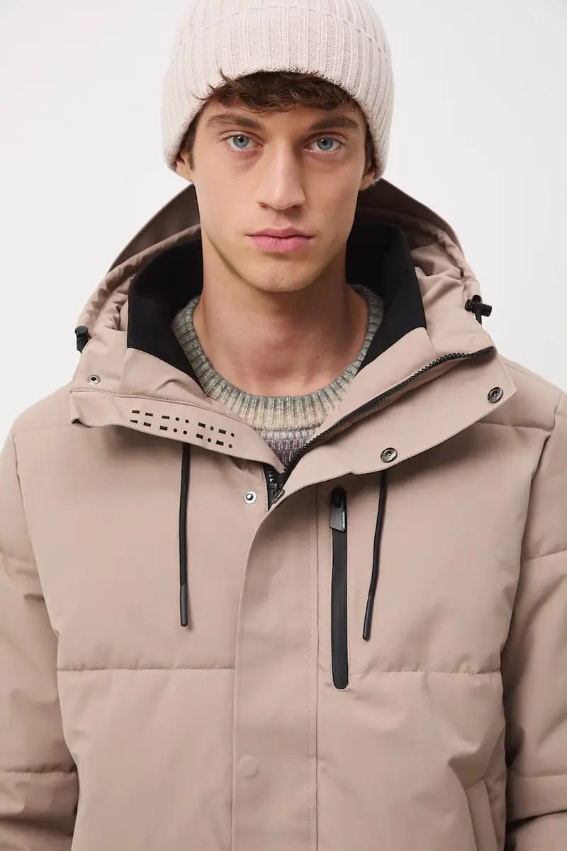 giacca colore beige miniatura 4