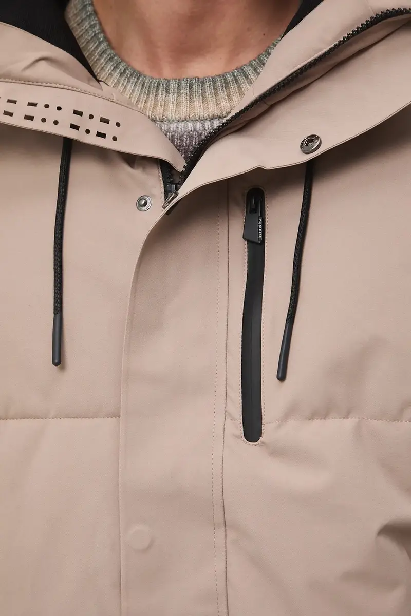 giacca colore beige miniatura 5