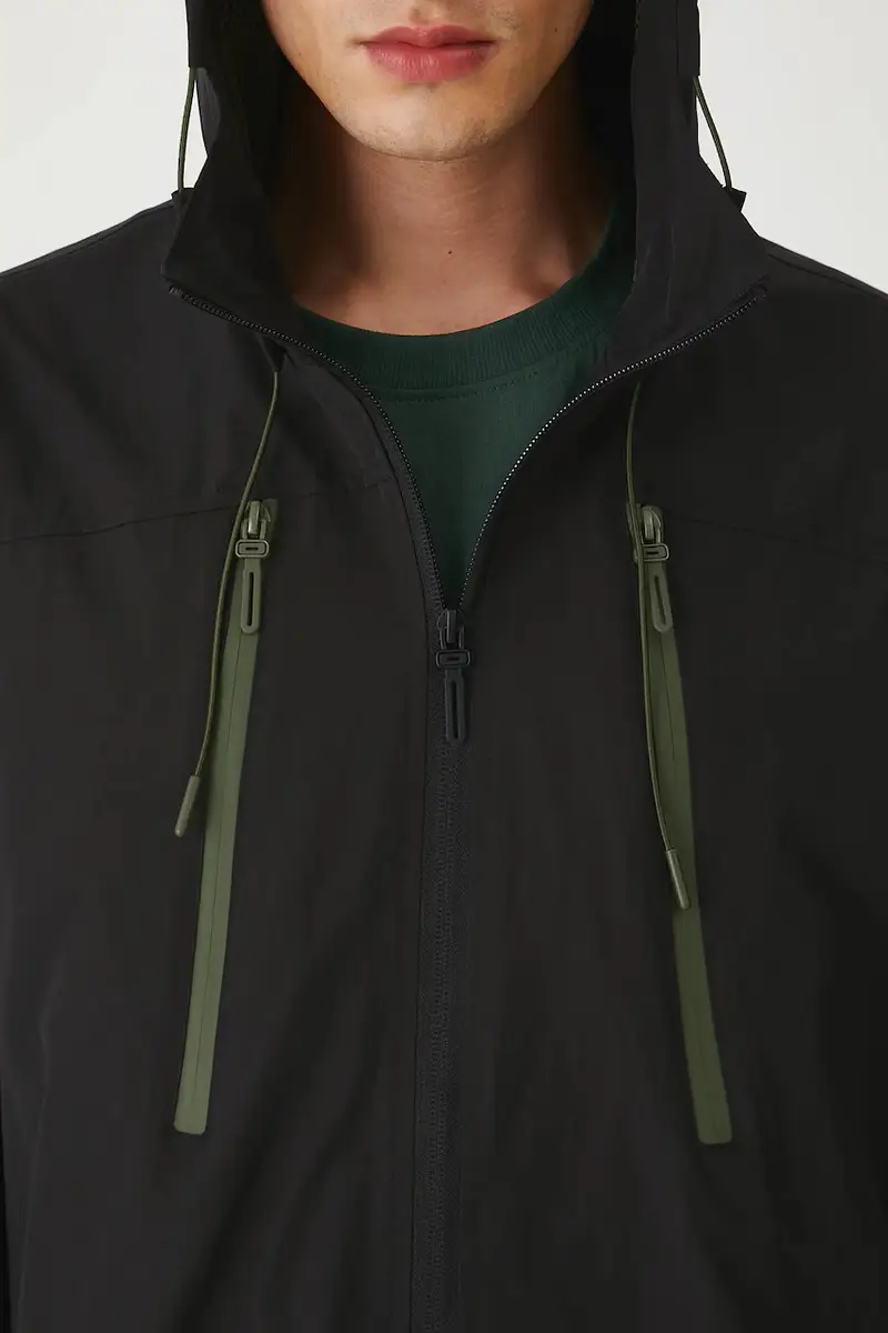 giacca colore nero miniatura 5