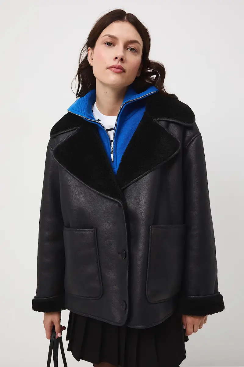 giacca colore nero miniatura 2