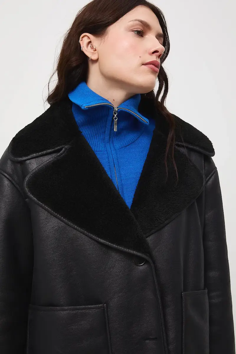 giacca colore nero miniatura 4